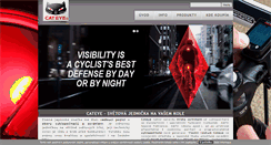 Desktop Screenshot of cateye.cz