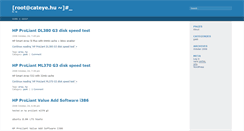 Desktop Screenshot of blog.cateye.hu